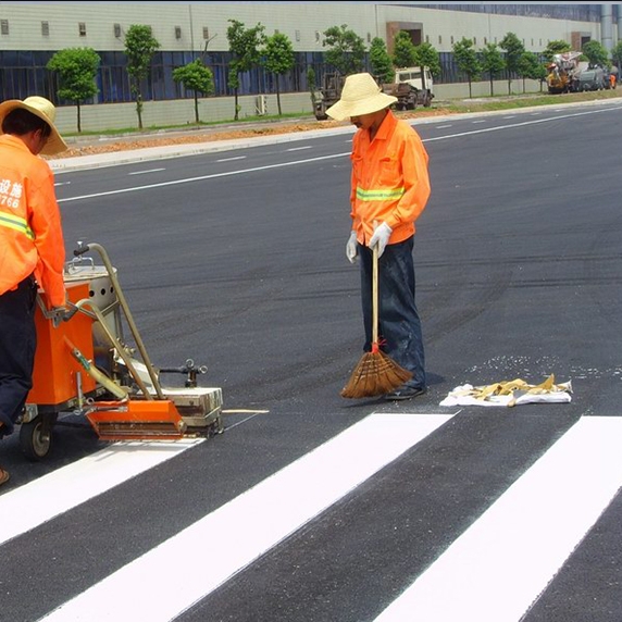 白城白城道路斑马线施工,斑马线划线,道路斑马线